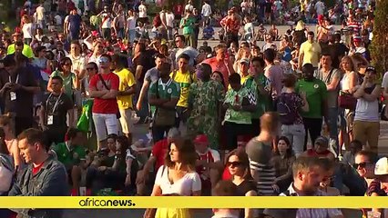 WC 2018: Nigerians celebrate after 2-0 win against Iceland