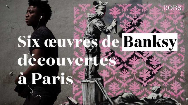 Six nouvelles œuvres de Banksy découvertes à Paris