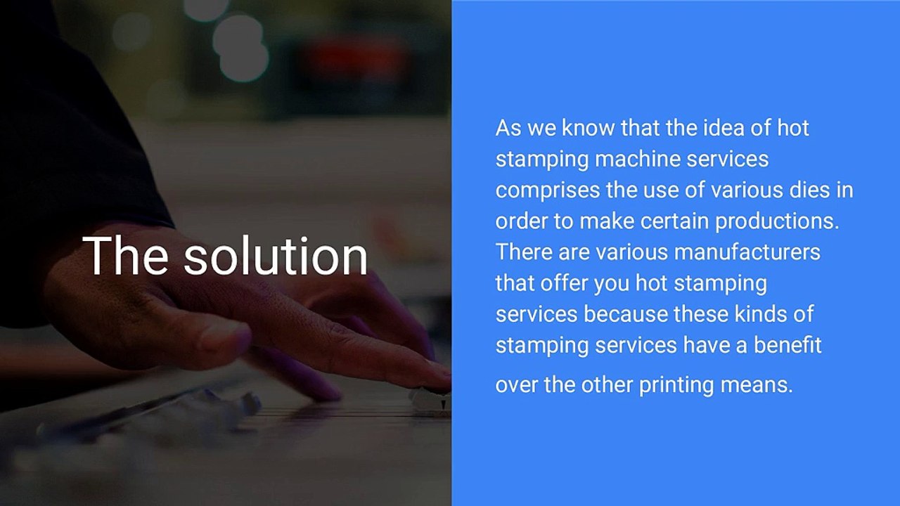 Connect with top suppliers for Best Hot stamping services