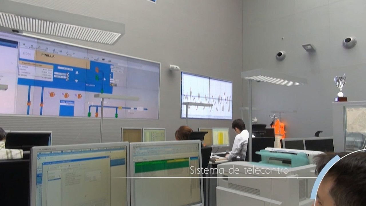 Ciclo integral del agua: centro de control