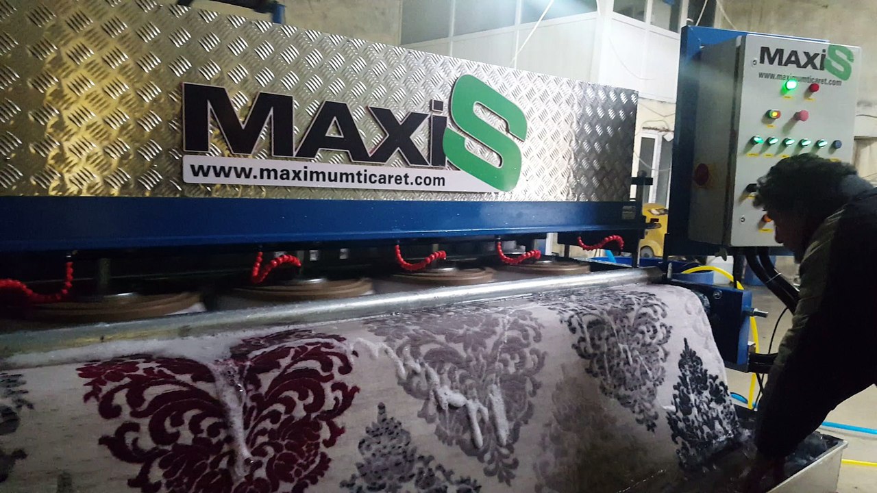 otomatik halı yıkama makinası,halı sıkma ve kurutma makinası maxis