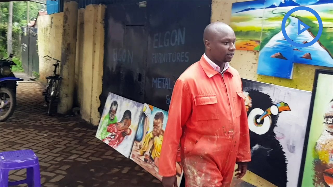 Kenyan fine artist who makes thousands from portraits video Dailymotion