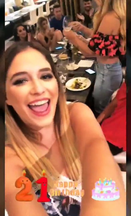 Mireya ot 2017 pasa un cumpleaños diferente con sus compañeros y promocionando su single