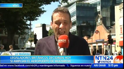 Legisladores británicos votarán si se amplía el Aeropuerto de Heathrow