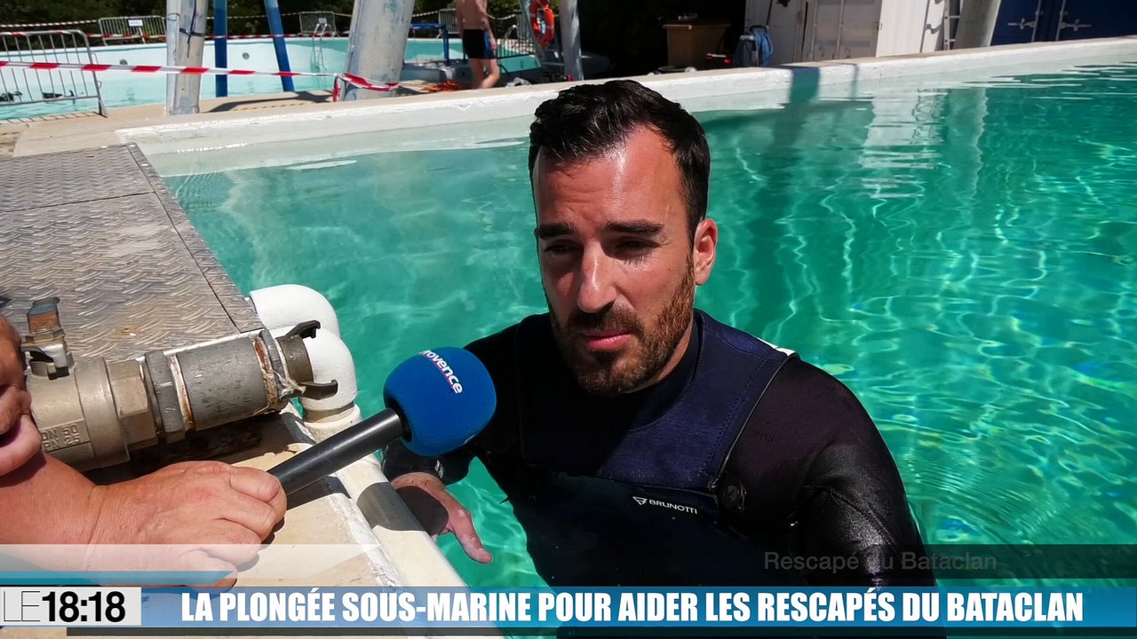 A Marseille, la plongée pour aider les rescapés du Bataclan