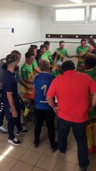 Vestiaire à Bazancourt (U15)