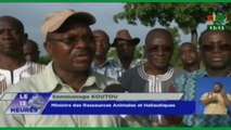 RTB / Visite du ministre des ressources animales Sommanogo Koutou dans les zones pastorales de Ounzéogo et de Naouri