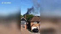 Fire sends giant plume of smoke into sky over Sutton Coldfield