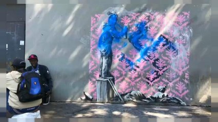 Des œuvres de Banksy vandalisées à Paris