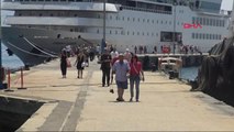 Antalya Lübnanlıları Taşıyan Kruvaziyer Alanya'ya Geldi