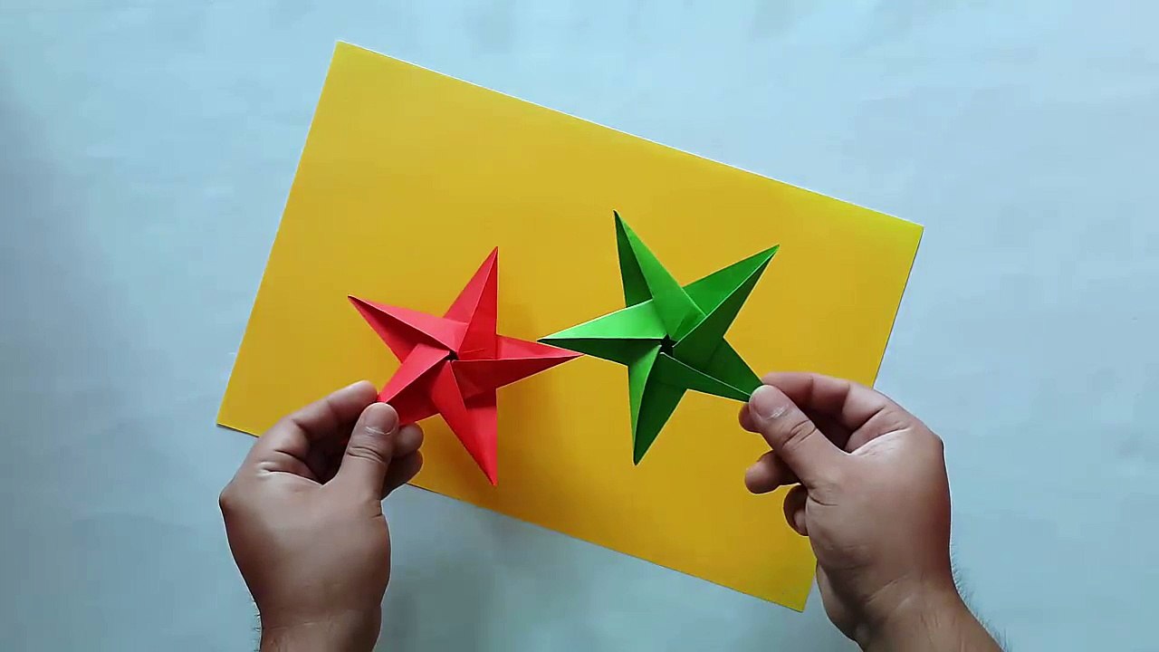 STAR ORIGAMI | ORIGAMICOOL | EASY TUTORIALS | HOW TO MAKE PAPER STAR | ESTRELLA ORIGAMI | TUTORIAL FACIL | COMO HACER UNA ESTRELLA ORIGAMI