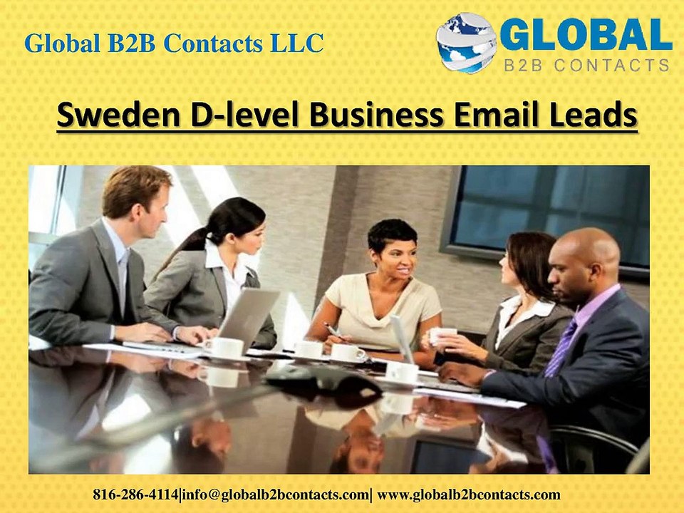 Sweden D-level Business Email Leads