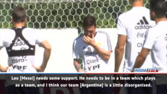 Messi needs help from Argentina team-mates, says River Plate president