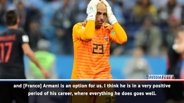 Caballero should be dropped by Argentina - River Plate President