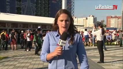 Mondial 2018 : encore une journaliste embrassée de force en direct