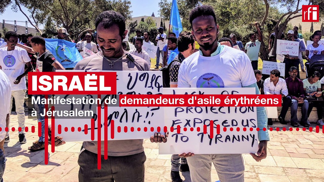 Des centaines de demandeurs d'asile érythréens manifestent à Jérusalem