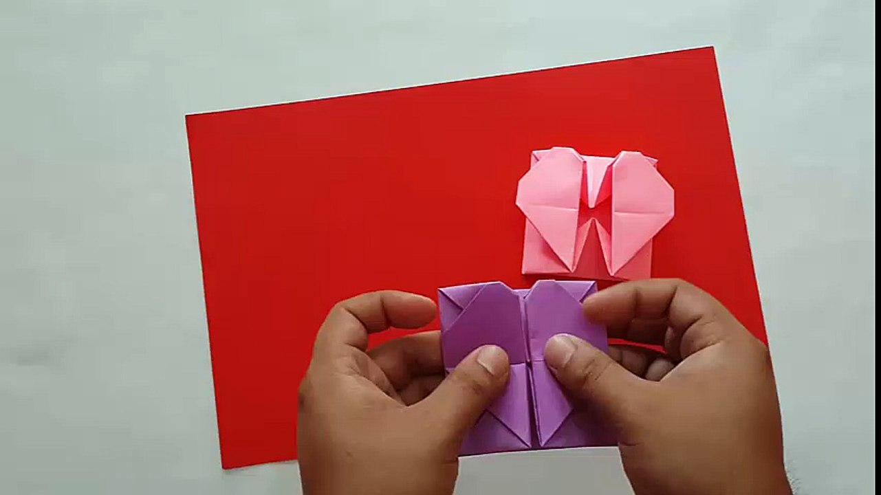 HEART BOX ORIGAMICOOL | ORIGAMI HEART BOX | ORIGAMICOOL | EASY TUTORIALS | HOW TO MAKE PAPER HEART BOX | CAJA CORAZON ORIGAMI | TUTORIAL FACIL | COMO HACER UNA CAJA CORAZON