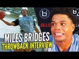 Miles Bridges STRAIGHT OUTTA HIGH SCHOOL!! NBA Lottery Pick's High School Interview