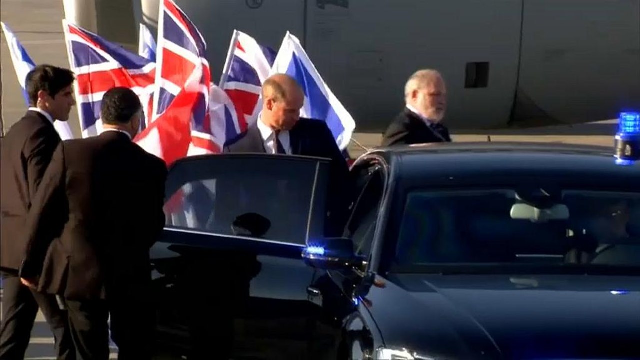 Prinz William als erster Royal offiziell in Israel