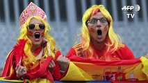 España jugará contra Rusia y Portugal con Uruguay en octavos