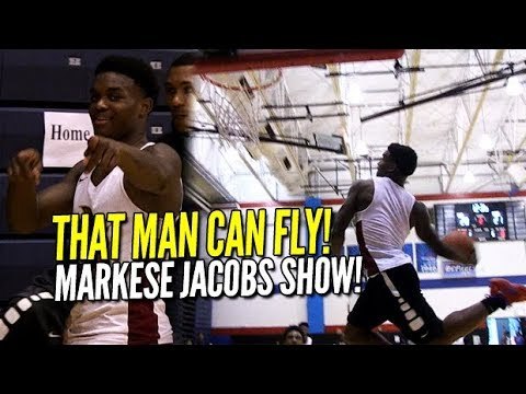 Markese Jacobs DUNKS EVERYTHING! Kansas Commit is a FREAK ATHLETE!