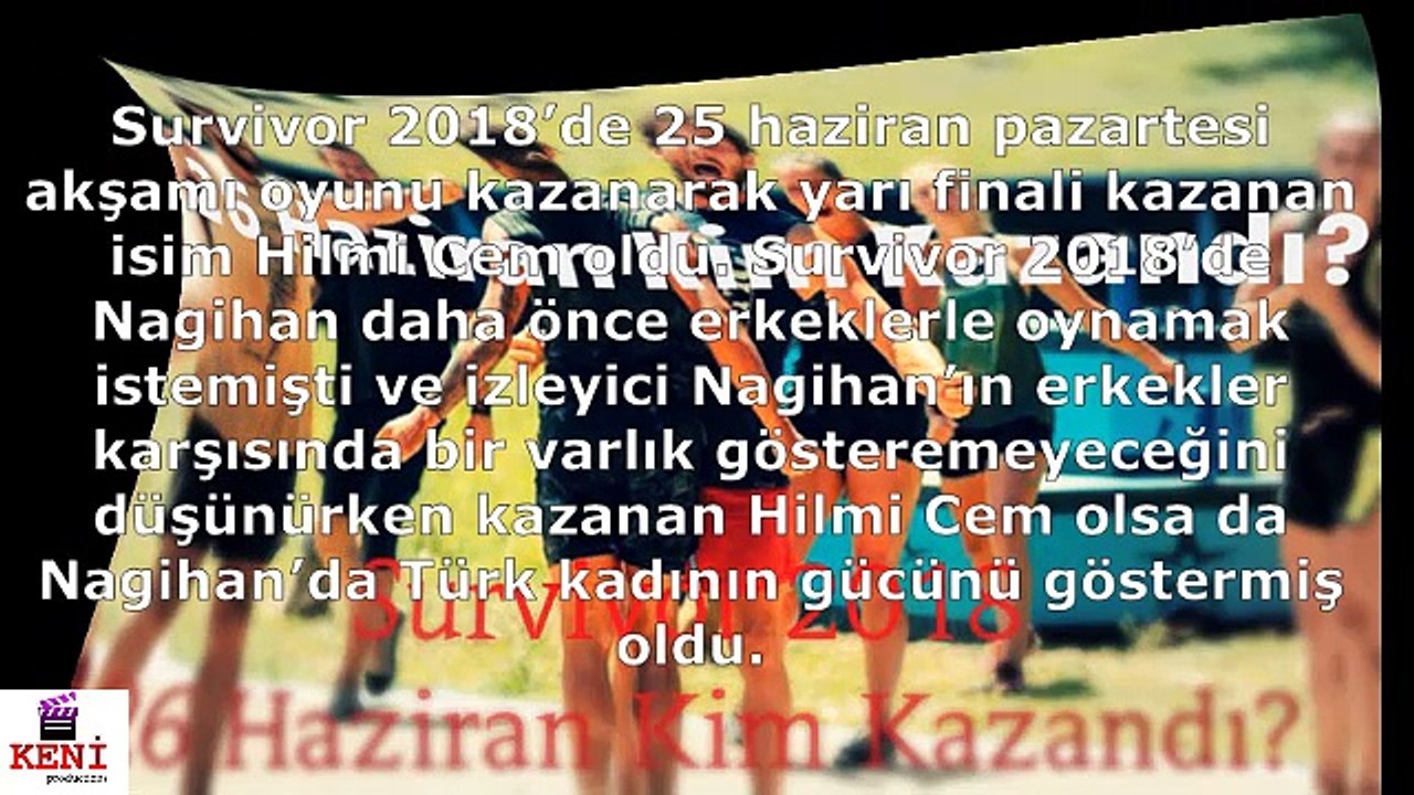 Survivor 2018 26 Haziran Kim Kazandı? Yarı Fina...