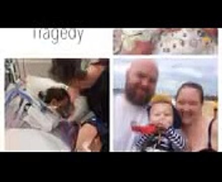 الصورة التي أبكت الملايين .... طفل يودع والدته بقبلة قبل موتها بلحظات