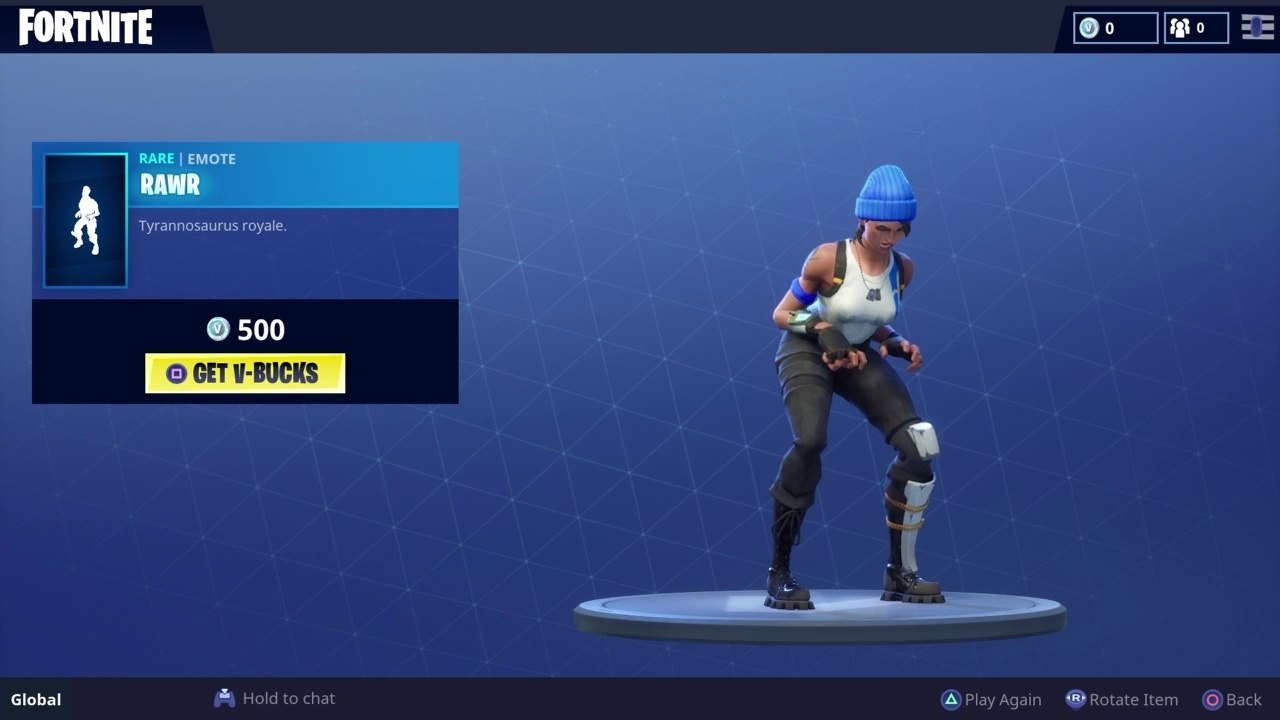 RAWR IM DINOSAUR! EMOTE - Fortnite Battle Royale