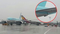 김포공항에서 아시아나-대한항공 항공기 충돌...운항 지연 / YTN