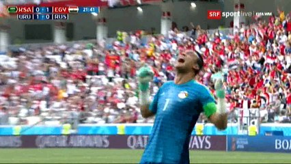 هدف محمد صلاح في مرمى منتخب السعودية شاشة كاملة