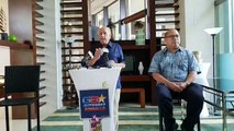 Gubernatorial and Lt. Gubernatorial candidates Governor Carl Gutierrez and Fred Bordallo hold a press conference at Sheraton Laguna Guam Resort