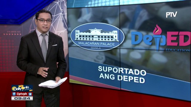 Suportado ng palasyo ang posisyon ng DepEd na labag sa batas ang drug test sa Grade 4