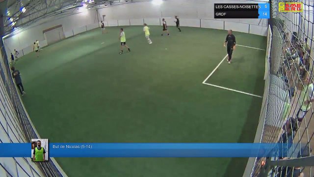 But de Nicolas (5-14) - LES CASSES-NOISETTES Vs GRDF - 25/06/18 21:00 - LIGUE 3 - Poitiers Game Parc