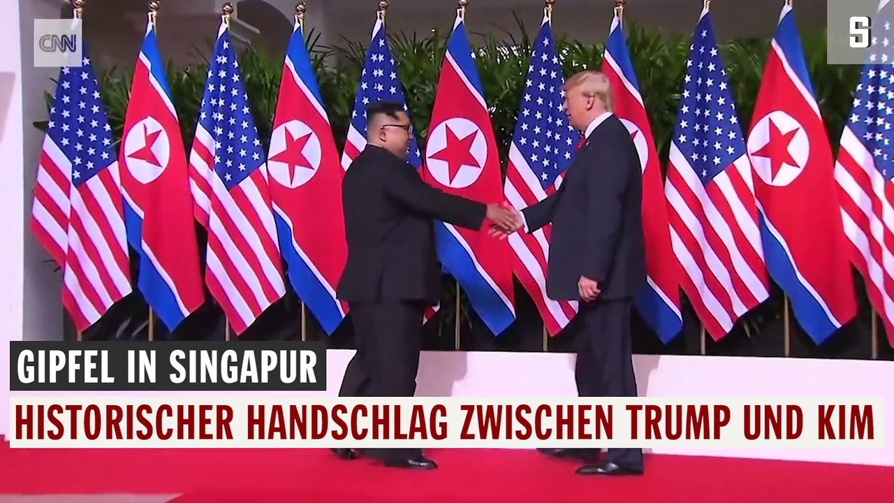 Historischer Gipfel in Singapur: Trump und Kim einigen sich auf Vereinbarung