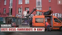 Hamburg Erste Diesel Fahrverbote in Kraft