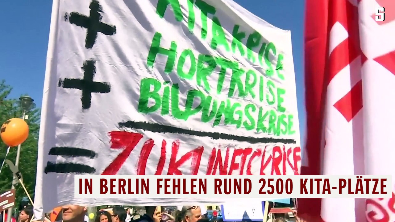 Kita Krise Mit dem Buggy auf die Straße