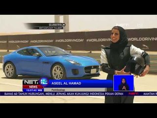 Larangan Wanita Mengemudi Dicabut, Aseel Al Hamad Jajal Trek Balap di Arab Saudi - NET 12