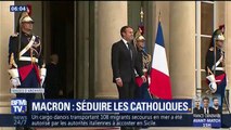 Emmanuel Macron à la reconquête des catholiques