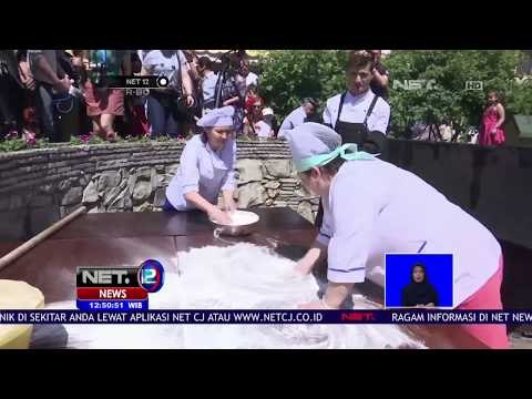 Sambut Musim Panas, Warga Rusia Buat Pai Jumbo - NET 12