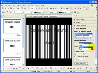 +Transitions  SlideShow Presentations (Open Office Impress)