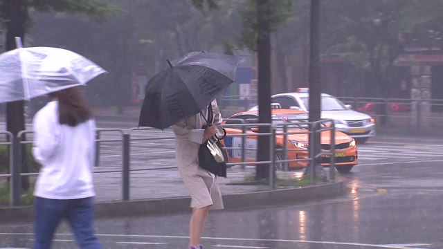 [날씨] 중서부 벼락 동반 국지성 호우...충남 호우경보 / YTN