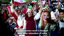 Iranian women at the fore of World Cup fever