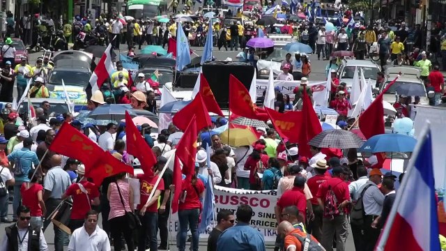 Paralizan servicios en protesta por reforma fiscal en Costa Rica