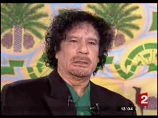 Kadhafi interviewé sur France2