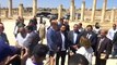 Britain's Prince William visits Jordan's Jerash site