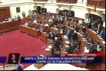 TC admite la acción de inconstitucionalidad presentada por algunas bancadas contra "Ley Mulder"