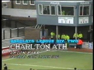 Charlton Athletic - Middlesbrough 28-03-1992 Division Two