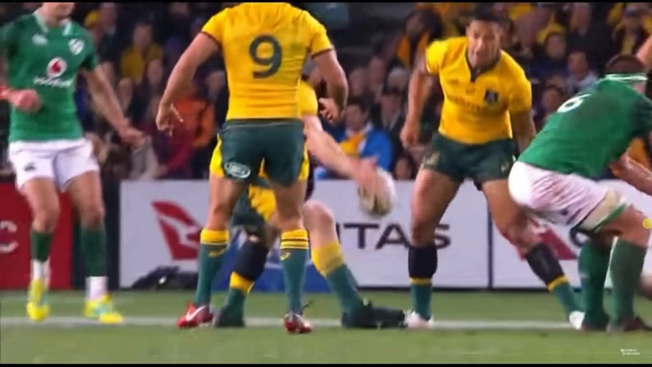 Carton jaune pour Israel Folau face à l'Irlande