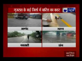 गुजरात के कई जिलों में बारिश का कहर, जगह-जगह जलभराव