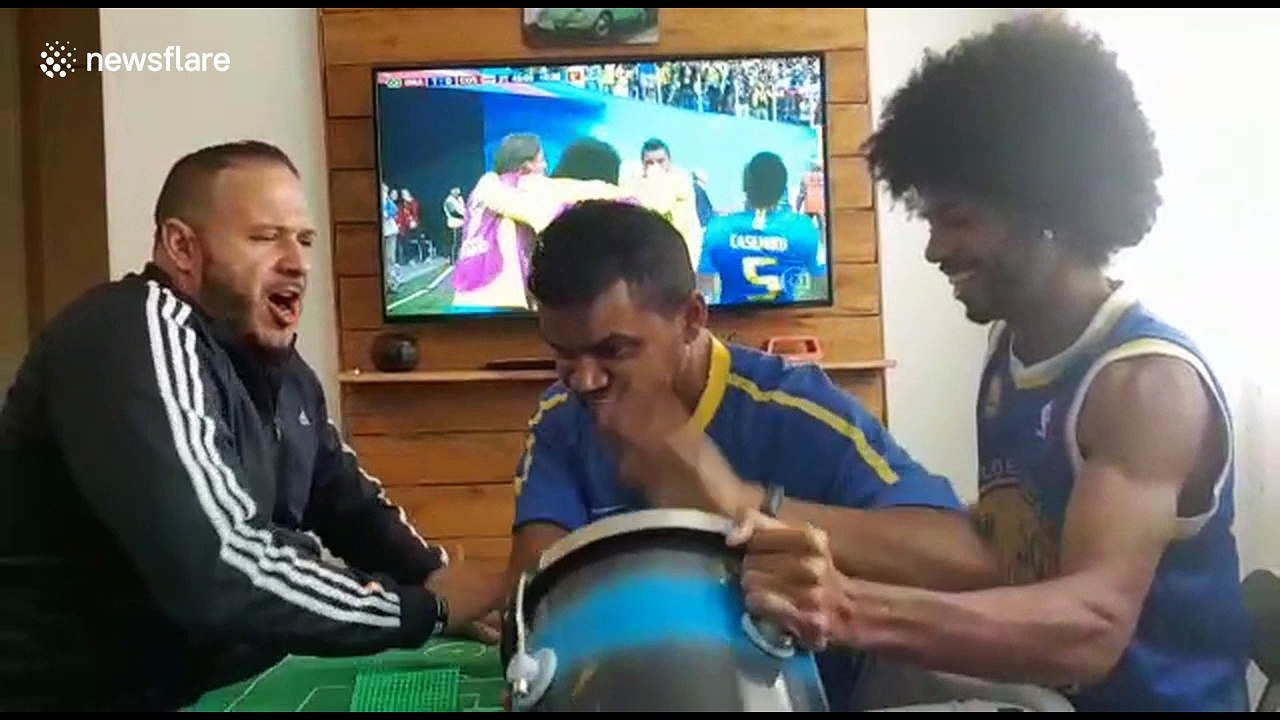 Deaf-blind Brazil fan follows World Cup heroes with help of interpreters